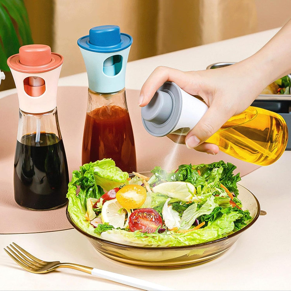 Oil Spray Bottle / Oil Sprayer For Kitchen Use / Cooking, BBQ, Baking, Frying, Salad Dressing Oil Spray Bottle